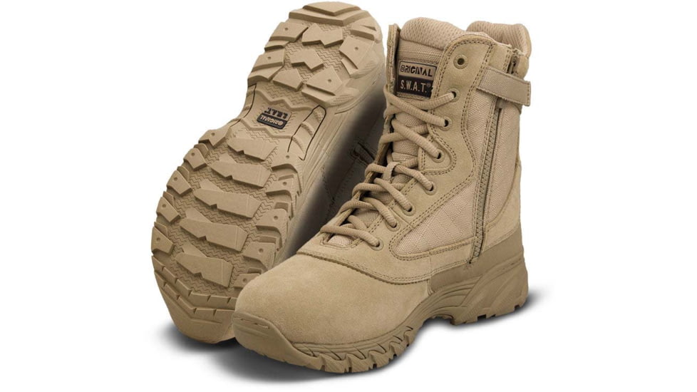 Original S.W.A.T. Chase 9in Tactical Side Zip Boots, Tan, 10 1312-TAN-10-0, 131202-10.0-R