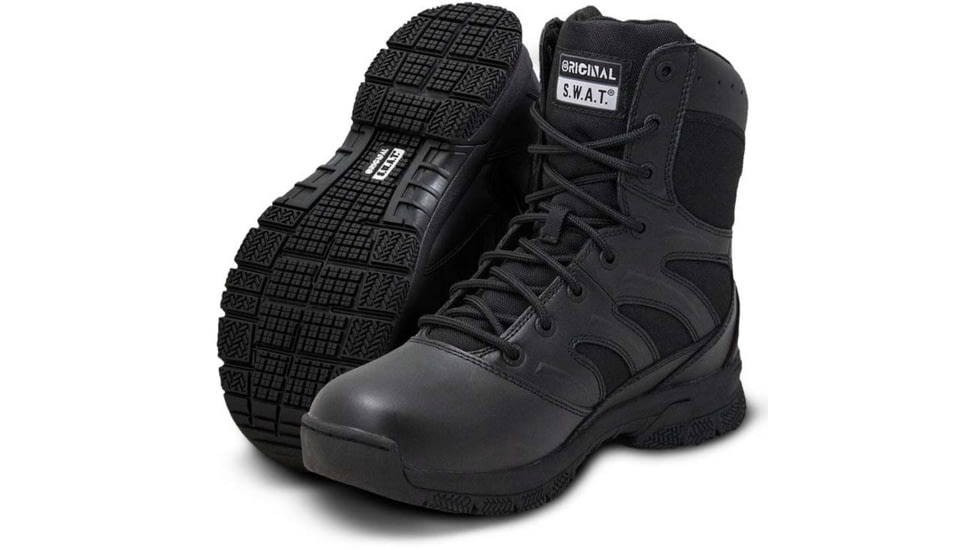 Original S.W.A.T. Mens Force 8in WP Tactical Boots, Black,4, Regular, 152001-4-R