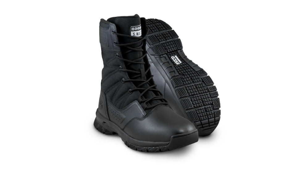 Original S.W.A.T. ProTec 8in Side-Zip Boot - Mens, Wide, Black, 16, 106301-W-160