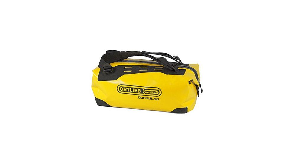 Ortlieb Duffle, 40L, Sunyellow-Black, Sun Yellow/Black, PVC / Nylon, 5 Year MFG Warranty, ORT-34555