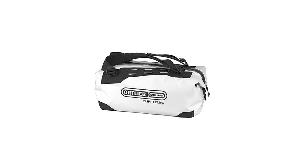 Ortlieb Duffle, 40L, White-Black, White, PVC / Nylon, 5 Year MFG Warranty, ORT-34548