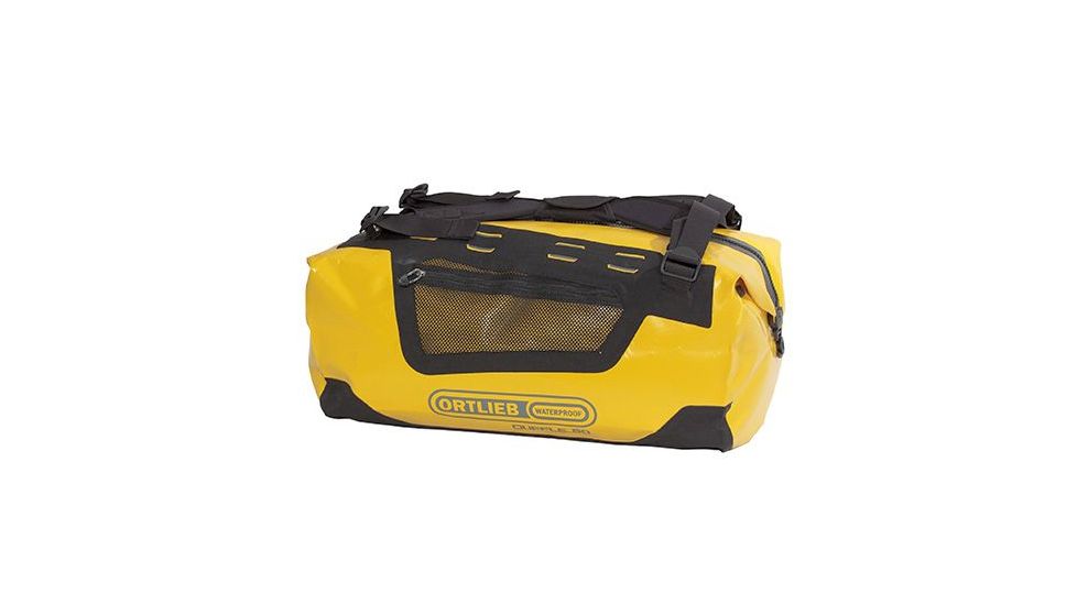 Ortlieb Duffle, 60L, Sunyellow-Black, Sun Yellow/Black, PVC / Nylon, 5 Year MFG Warranty, ORT-24648