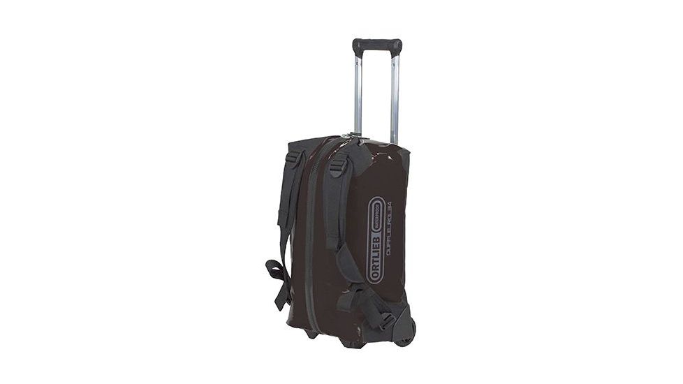 Ortlieb Duffle RG w/ Telescopic Handle, 34L, Black, Black, PVC / Nylon, 5 Year MFG Warranty, ORT-39291
