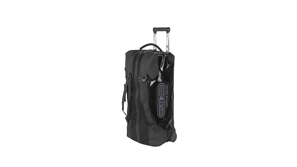 Ortlieb Duffle RG w/ Telescopic Handle, 60L, Black, Black, PVC / Nylon, 5 Year MFG Warranty, ORT-39376