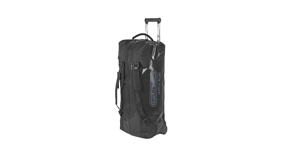 Ortlieb Duffle RG w/ Telescopic Handle, 85L, Black, Black, PVC / Nylon, 5 Year MFG Warranty, ORT-39383