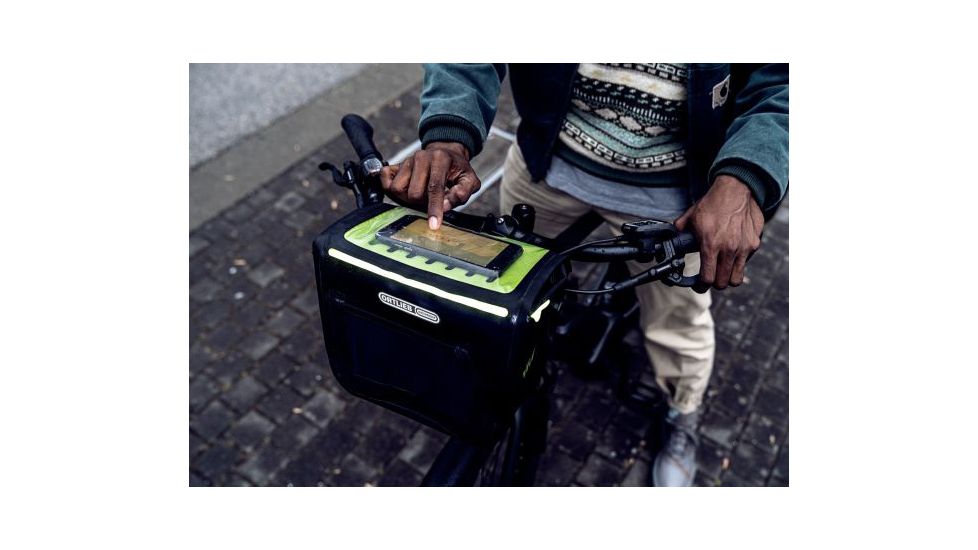 Ortlieb E-Glow Handlebar Bags, Black, 7 L, F8230A