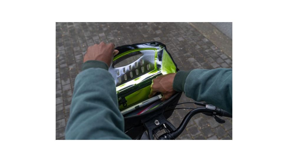 Ortlieb E-Glow Handlebar Bags, Black, 7 L, F8230A