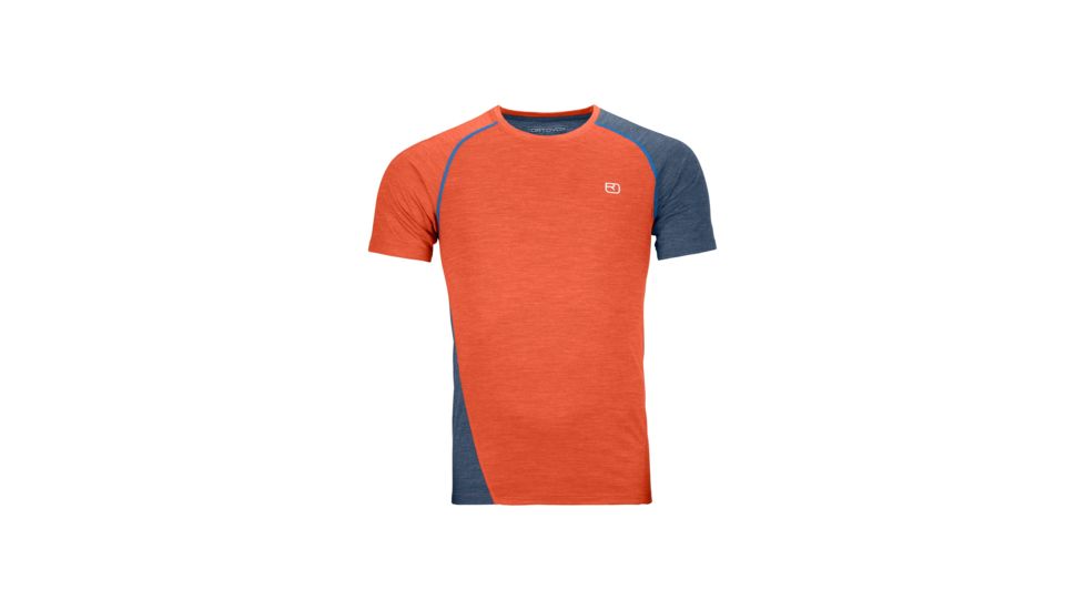 Ortovox 120 Cool Tec Fast Upward T-Shirt - Mens, Desert Orange Blend, Large, 8815700013