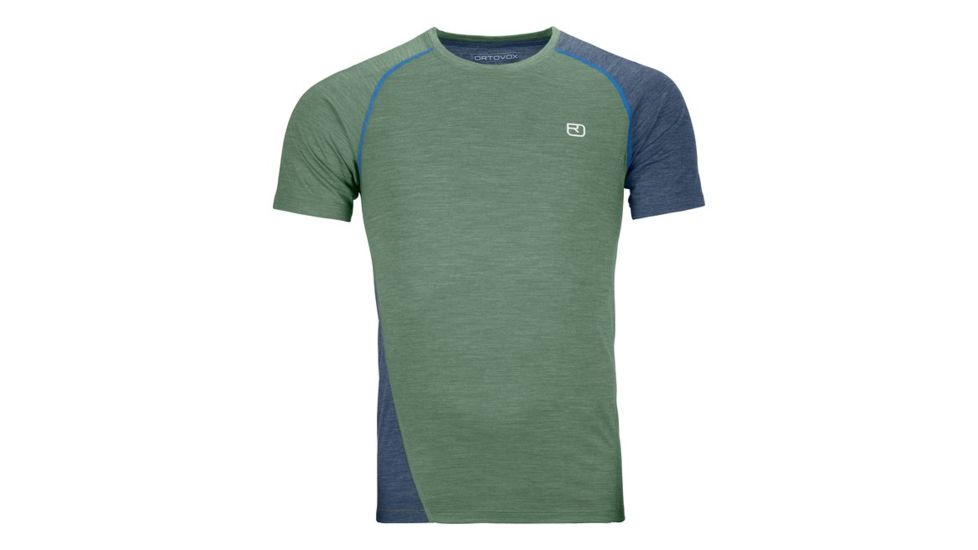 Ortovox 120 Cool Tec Fast Upward T-Shirt - Mens, Green Forest Blend, Small, 8815700006