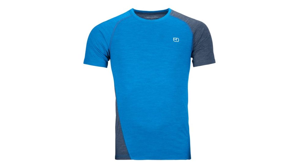 Ortovox 120 Cool Tec Fast Upward T-Shirt - Mens, Safety Blue Blend, Medium, 8815700002