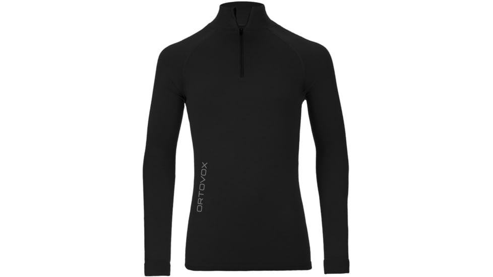 Ortovox 230 Competition Zip Neck Long Sleeve - Mens, Black Raven, Extra Large, 8578000027