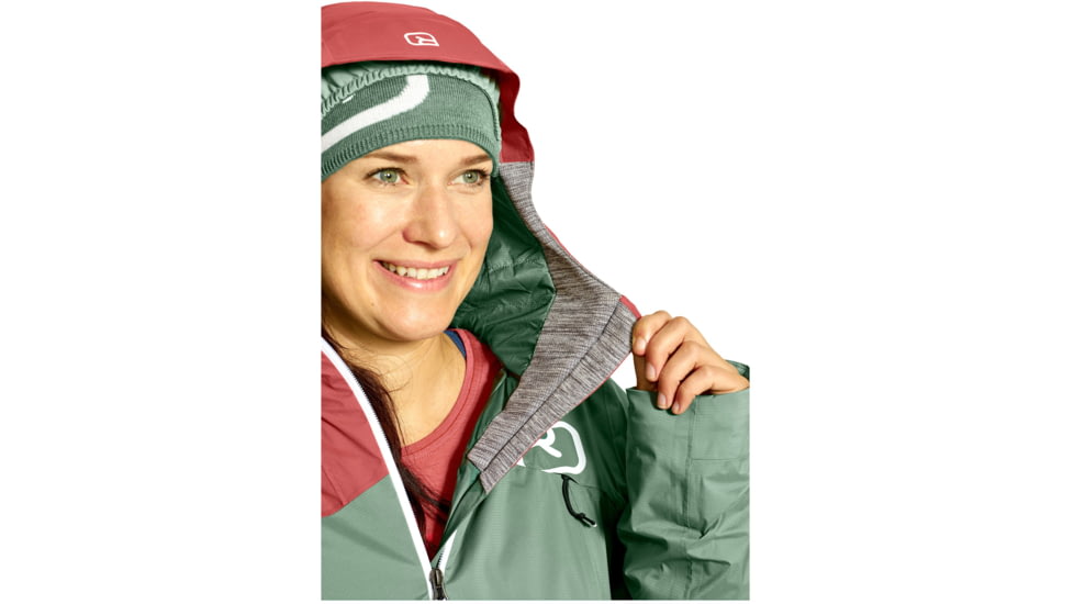 Ortovox 2L Swisswoll Leone Jacket - Womens, Green Forest, Medium, 7040400008