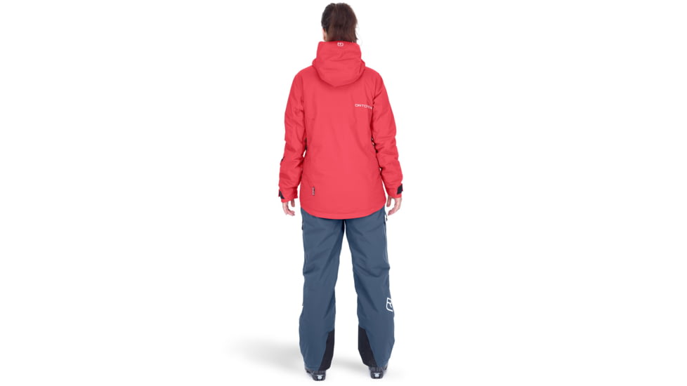 Ortovox 2L Swisswool Andermatt Jacket - Womens, Hot Coral, Extra Small, 7040300011