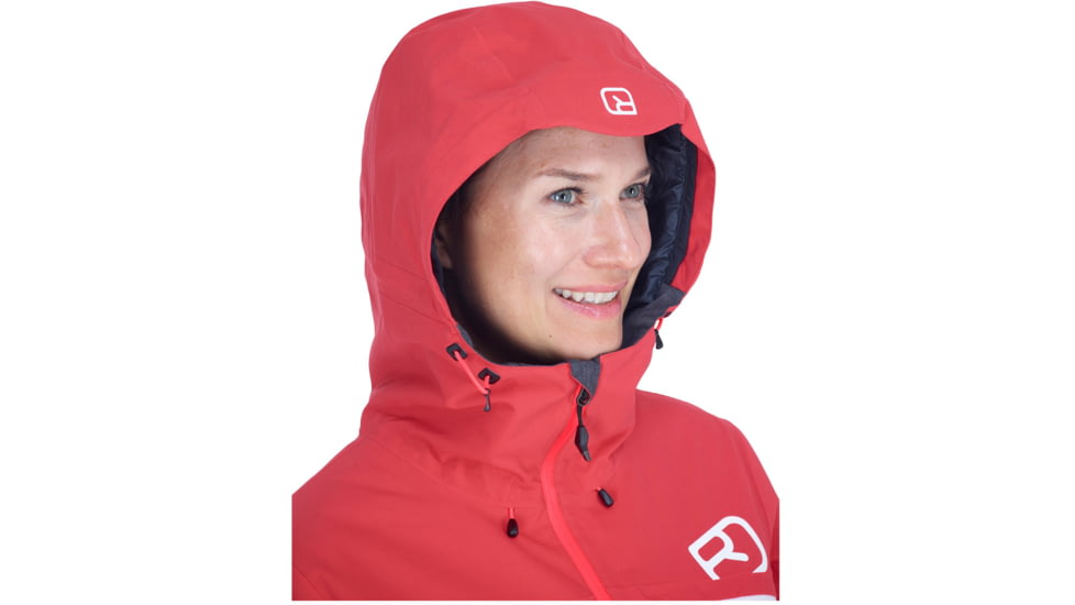 Ortovox 2L Swisswool Andermatt Jacket - Womens, Hot Coral, Extra Small, 7040300011