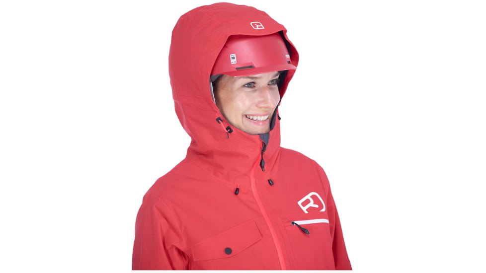 Ortovox 2L Swisswool Andermatt Jacket - Womens, Hot Coral, Extra Small, 7040300011