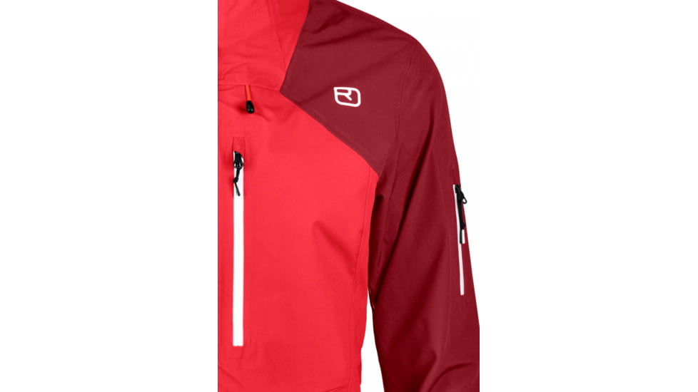 Ortovox 3L Ortler Jacket - Womens, Hot Coral, Medium, 7060100028