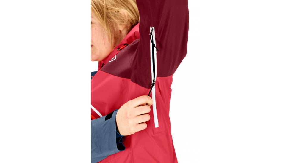 Ortovox 3L Ortler Jacket - Womens, Hot Coral, Medium, 7060100028