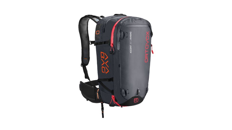 Ortovox Ascent 38 S Avabag, W/O Avabag Unit, Black Anthracite, 4610500001
