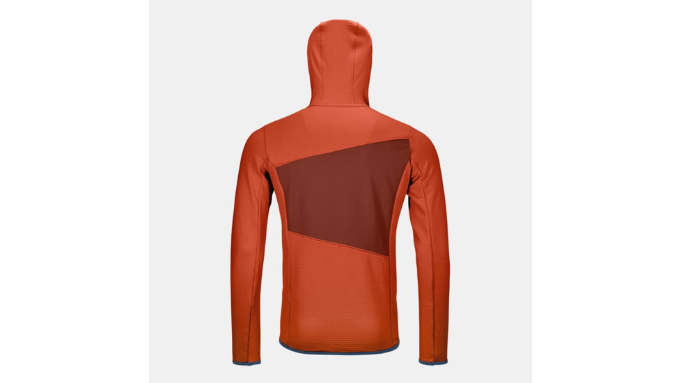 Ortovox Fleece Grid Hoody - Mens, Clay Orange, 2XL, 8721100055
