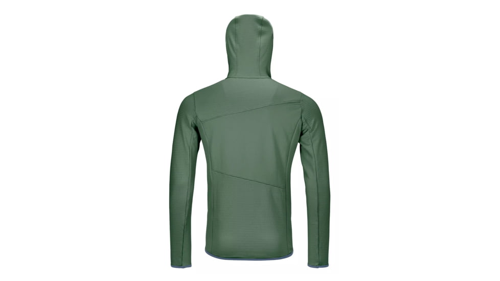 Ortovox Fleece Grid Hoody - Mens, Green Forest, Small, 8721100006