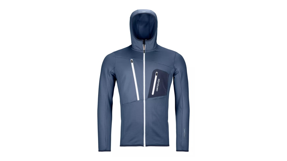 Ortovox Fleece Grid Hoody - Mens, Night Blue, Small, 8721100001