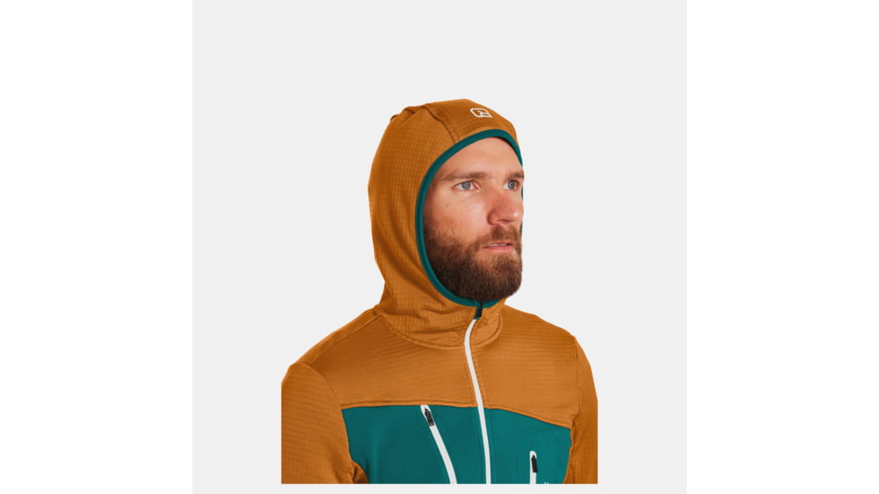 Ortovox Fleece Grid Hoody - Mens, Sly Fox, Extra Large, 8721100044