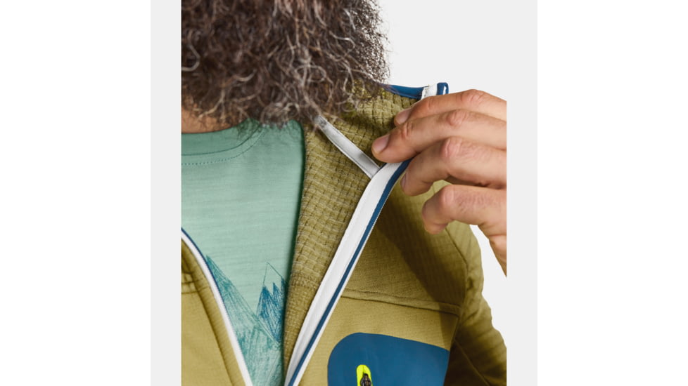 Ortovox Fleece Grid Hoody - Mens, Sweet Alison, Large, 8721100048