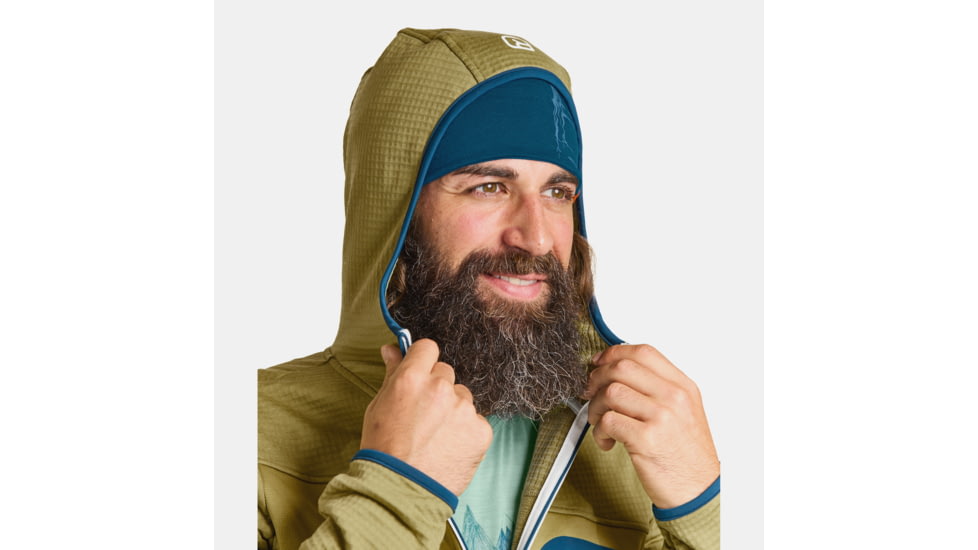 Ortovox Fleece Grid Hoody - Mens, Sweet Alison, Large, 8721100048