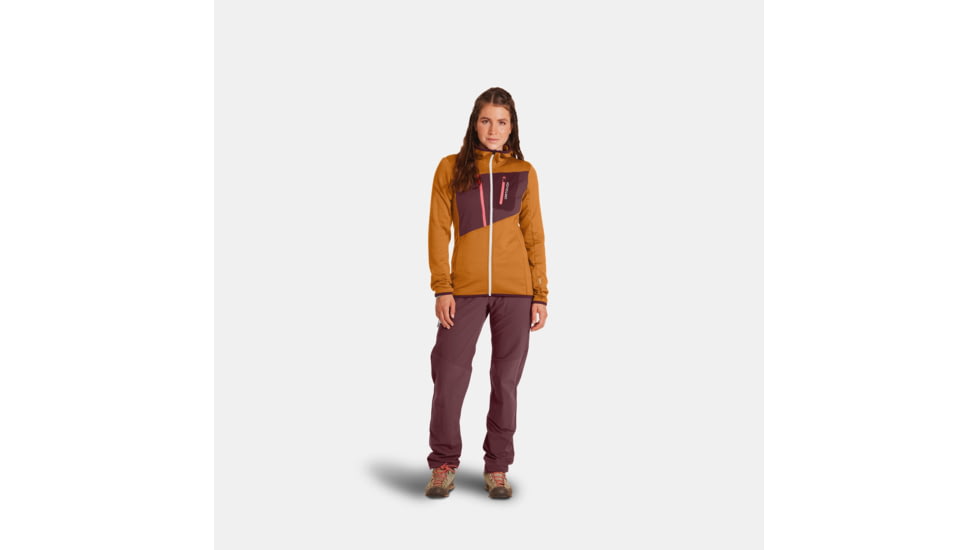 Ortovox Fleece Grid Hoody - Womens, Sly Fox, Extra Small, 8720100046