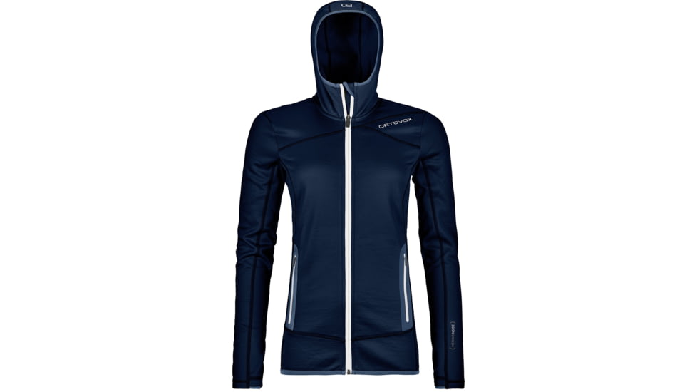 Ortovox Fleece Hoody - Womens, Dark Navy, Small, 8697300007