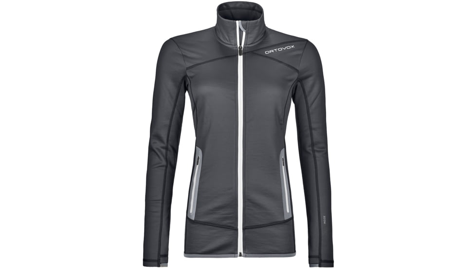 Ortovox Fleece Jacket - Womens, Black Steel, Small, 8692800002