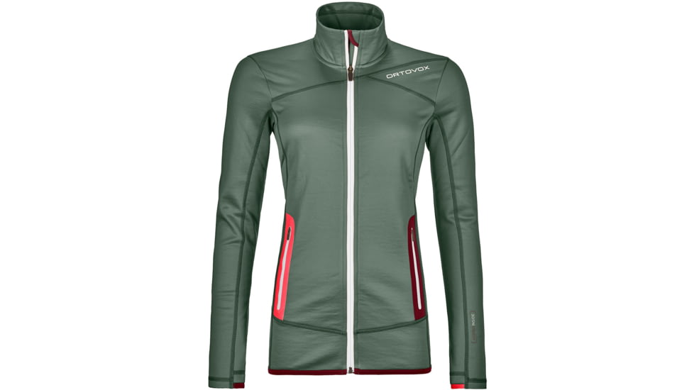 Ortovox Fleece Jacket - Womens, Green Forest, Small, 8692800017