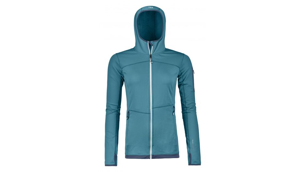 Ortovox Fleece Light Hoody - Womens, Aqua, Medium, 8708600003