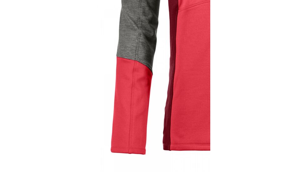 Ortovox Fleece Light Zip Neck - Womens, Hot Coral, Medium, 8708700013
