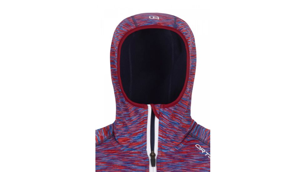 Ortovox Fleece Space Dyed Hoody - Womens, Dark Blood Blend, Medium, 8696400023