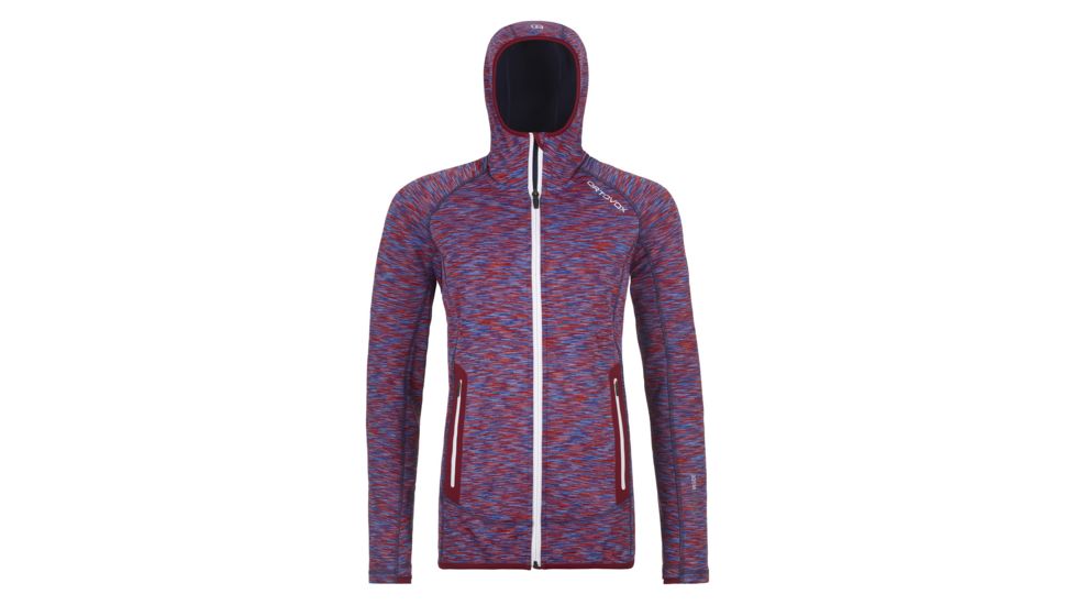 Ortovox Fleece Space Dyed Hoody - Womens, Dark Blood Blend, Medium, 8696400023