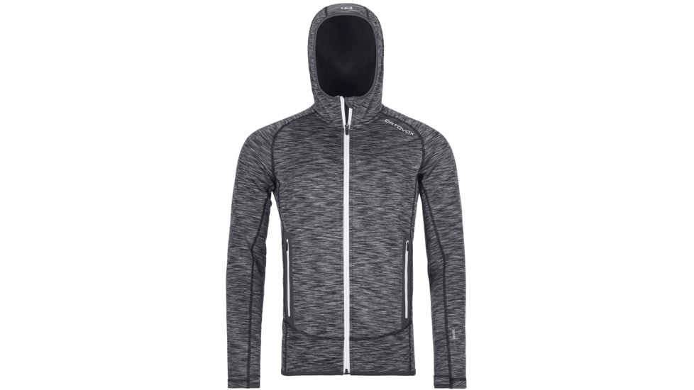 Ortovox Fleece Space Dyed Jacket - Mens, Black Raven Blend, Small, 8699400001