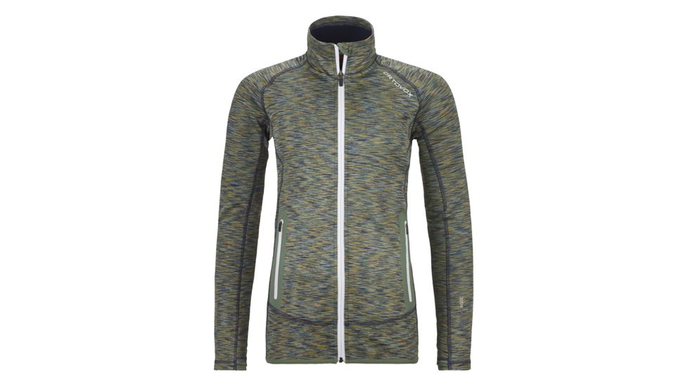Ortovox Fleece Space Dyed Jacket - Womens, Yellowstone Blend, Medium, 8697400018