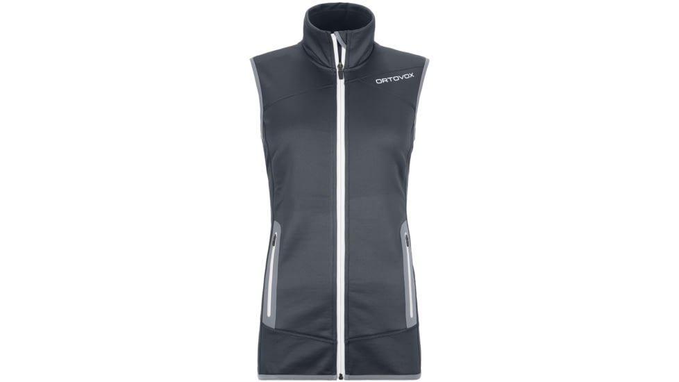 Ortovox Fleece Vest - Womens, Black Steel, Medium, 8692900003