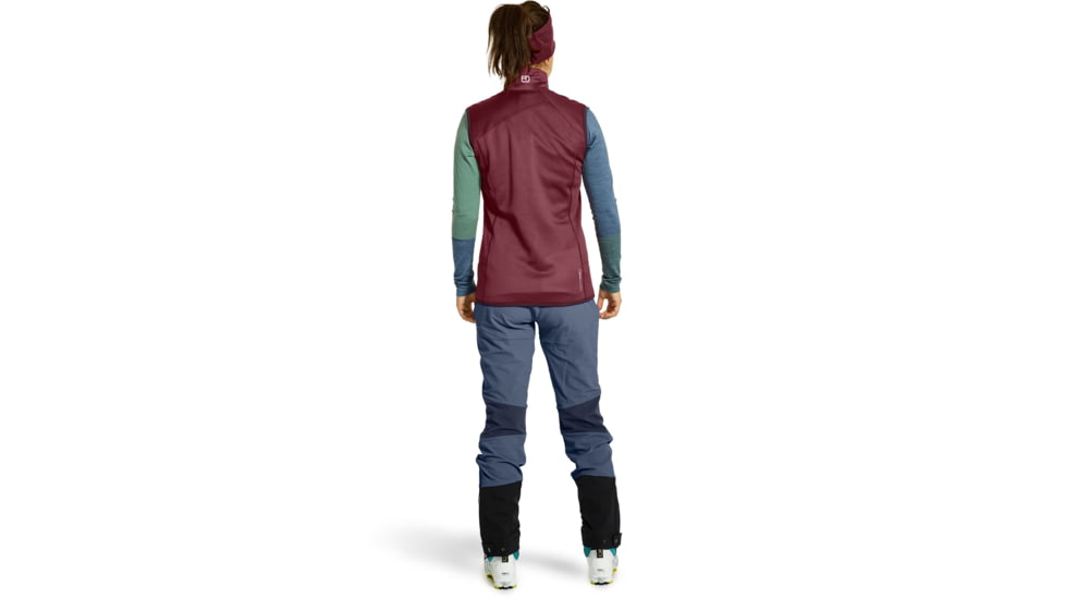 Ortovox Fleece Vest - Womens, Dark Blood, Small, 8692900007