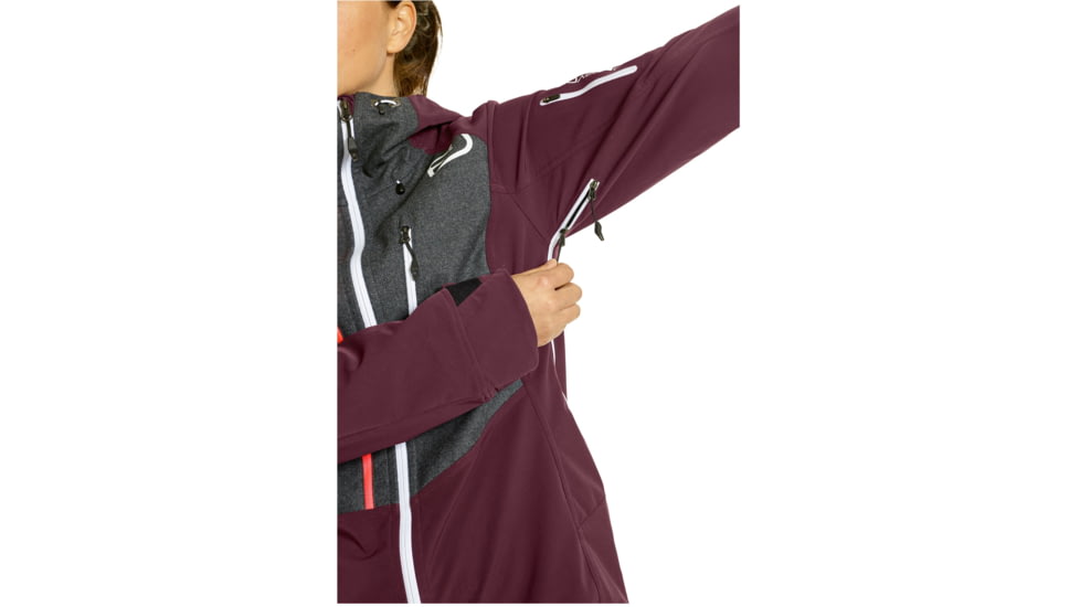 Ortovox Pordoi Jacket - Womens, Dark Wine, Large, 6017200014