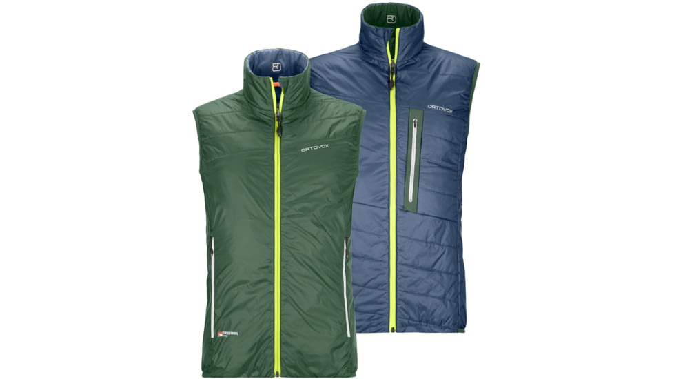 Ortovox Swisswool Cartas Vest - Mens, Green Forest, Extra Large, 6114200034