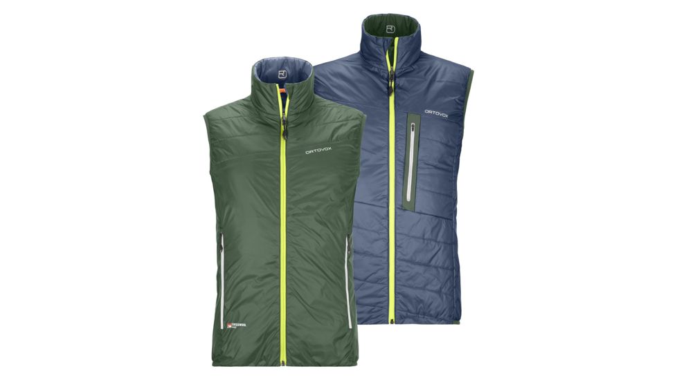 Ortovox Swisswool Piz Cartas Vest - Mens, Green Forest, Large, 6114200013-61901-L