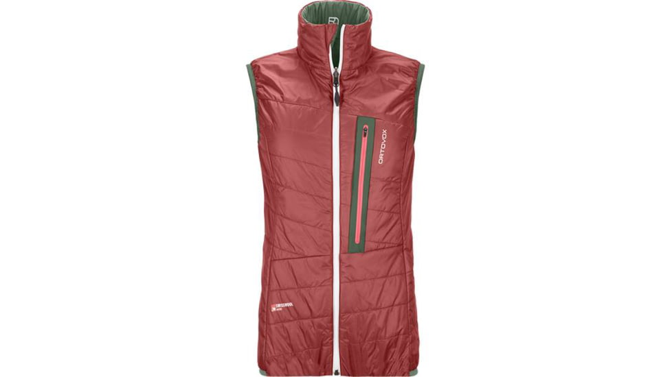 Ortovox Swisswool Piz Cartas Vest - Womens, Green Forest, Extra Small, 6114000031