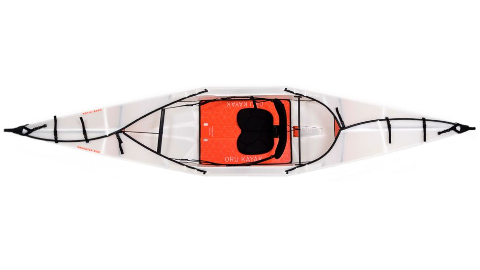 Oru Kayak Beach LT, White/Orange, 12 feet, OKY301-ORA-LT