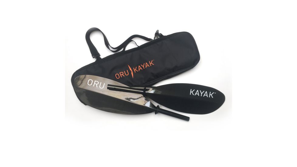 Oru Kayak Carbon Paddle, Black Carbon Fiber, 220-230cm OCP101-BLA-00