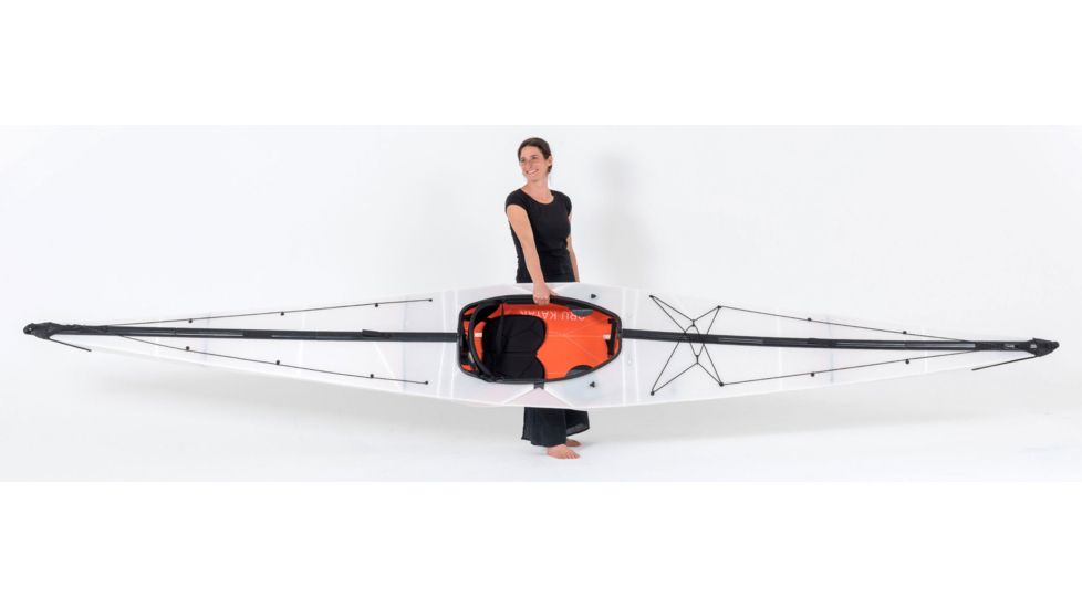 Oru Kayak Coast XT, White/Orange, 16 feet, OKY201-ORA-XT