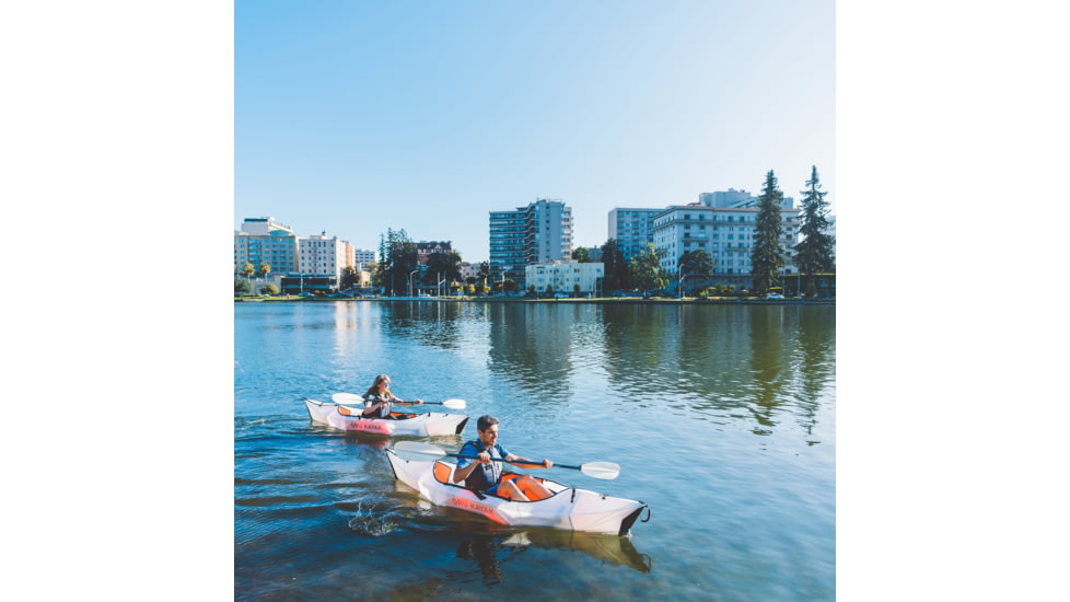 Oru Kayak Inlet Foldable Kayak, White, Large, OKY501-ORA-IN