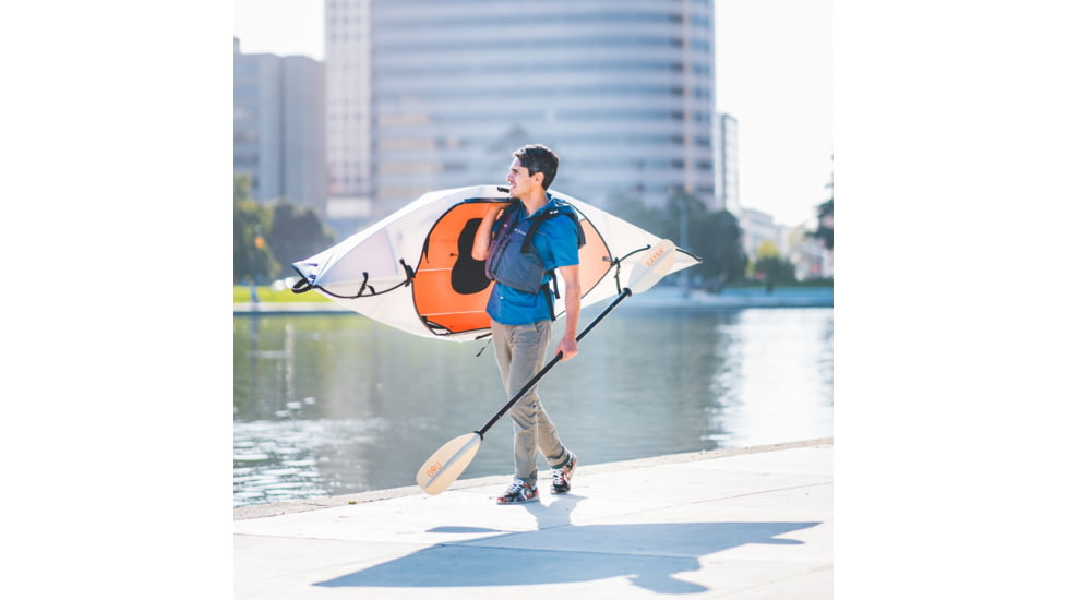 Oru Kayak Inlet Foldable Kayak, White, Large, OKY501-ORA-IN