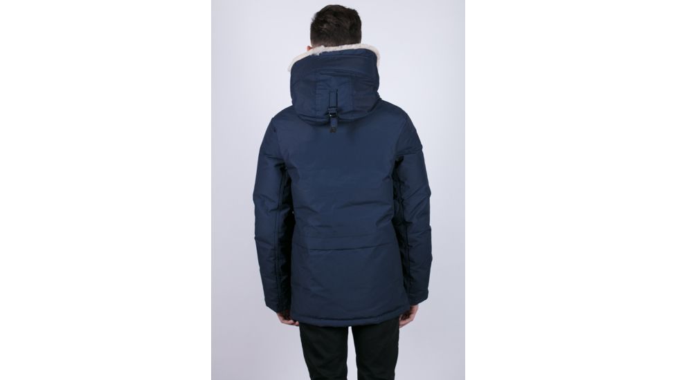 OSC Cross Lasalle Hooded Hip-Length Parka w/ Shearling Trim - Mens, Dove Blue, Large, M02CX-Dove Blue-L